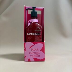 Bath Body Works Aromatherapy Sensual Black Currant Vanilla Body Wash Lotion Set
